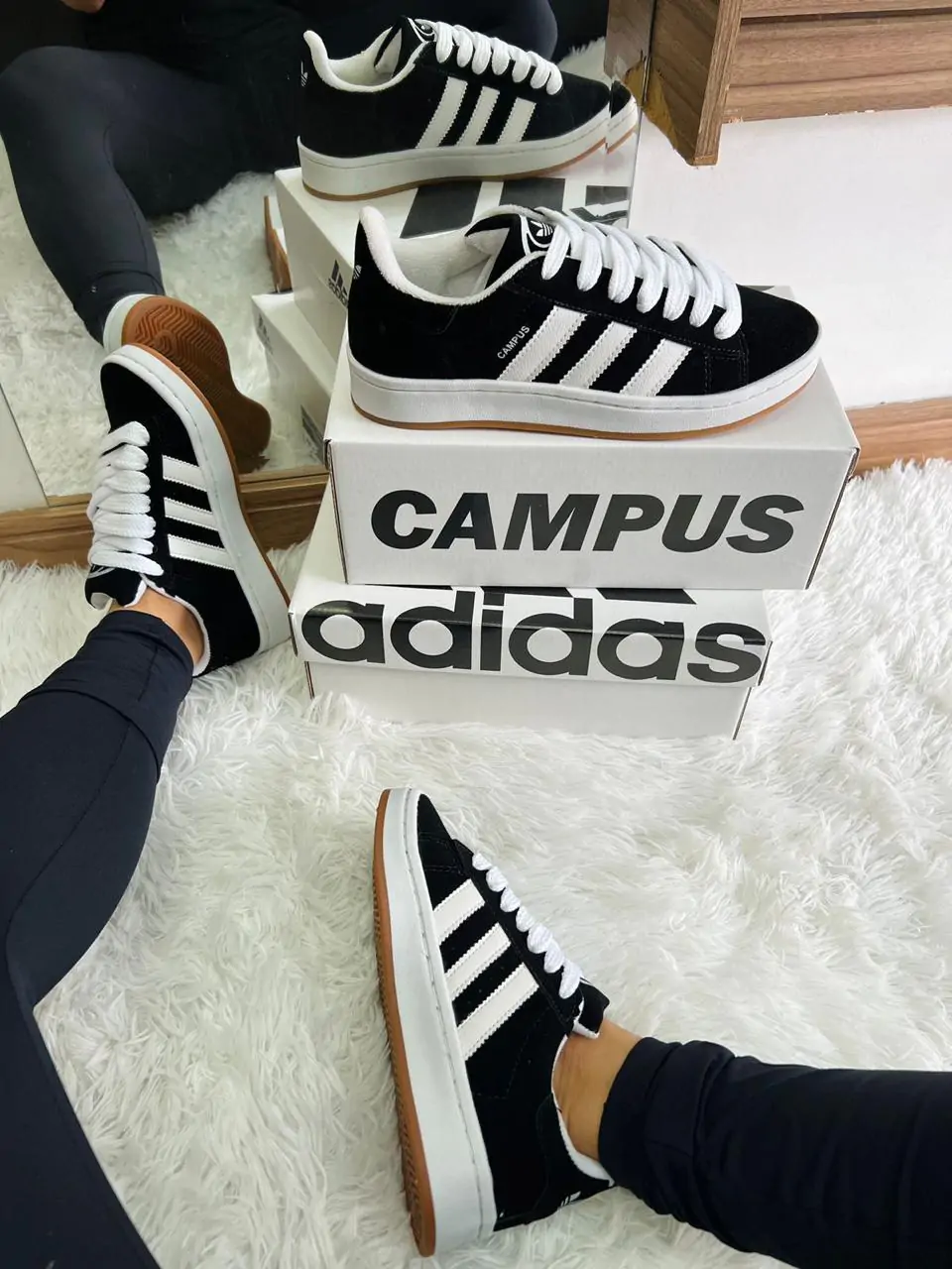 Tênis Adidas Campus – Preço por Caixa com 12 Pares da Mesma Cor